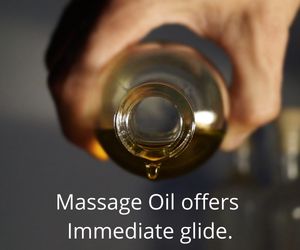 Image of Massage Oil pouring from bottle